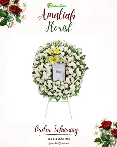 Krans Bunga Duka Cita di Ciburuy